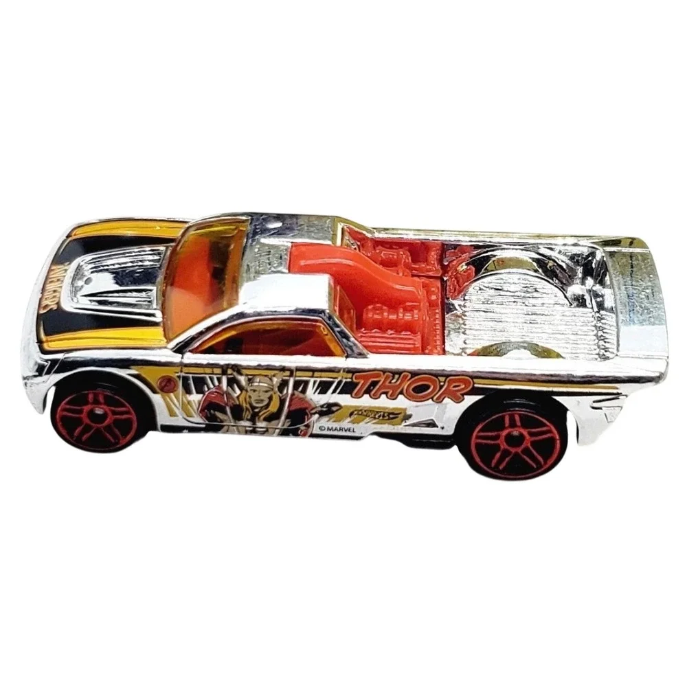 Hot Wheels Bedlam Marvel Avengers Thor Chrome Die-Cast Truck 1:64 Scale‎ 2003